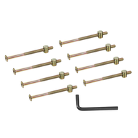 8 StüCk M6 Schrauben Muttern Unterlegscheiben Set, M6X90Mm Sechskantschrauben Mi