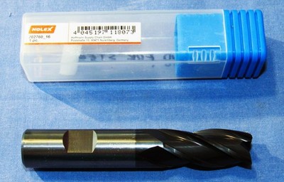 New Holex 16mm x 35 mm(1.378'') LOC Carbide Sharp Corner End Mill 4 Flute ALTiN