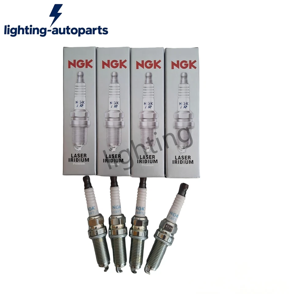 4PCS NGK Laser Iridium Spark Plugs 94124 ILKAR7L11 For Mazda CX-30 CX-5 Foto 4 de 4