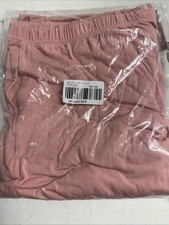 SOMA COOL NIGHTS Piped PAJAMA PANTS Blush Pink SIZE XXL New