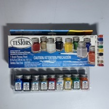Testors 9196 Acrylic Special Value Finishing Paint Set 9 Acrylics