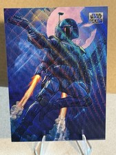 2025 Topps Chrome Star Wars Galaxy /99 Boba Fett Matter Of Luck Wave Refractor