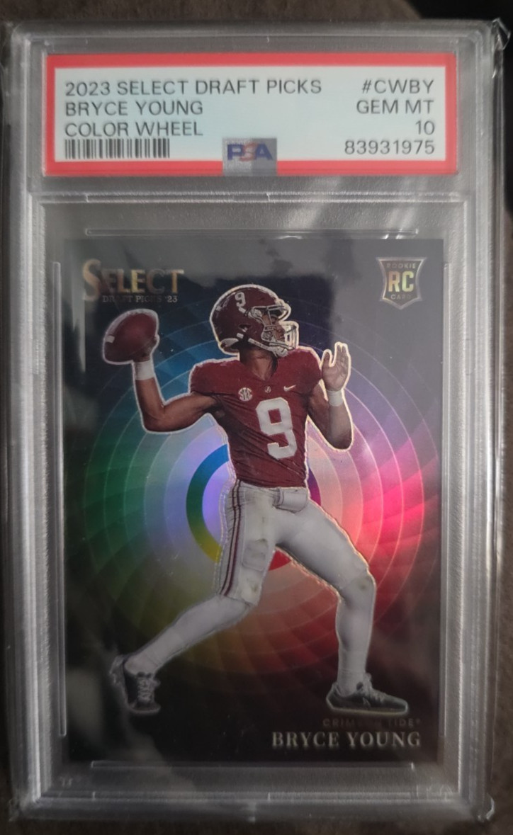 Bryce Young Panini Select Draft Picks Color Wheel #CWBY Base