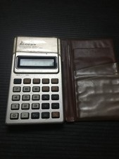 Vintage Lloyd s Accumatic 608 Pocket Calculator with Protective Folding Case