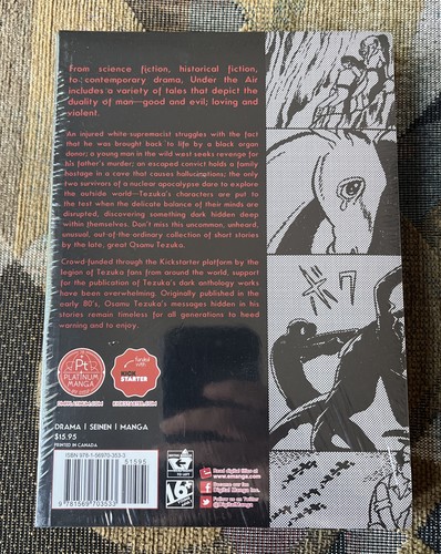 Under the Air by Tezuka English Manga Kickstarter New Sealed TPB - Imagen 2 de 6
