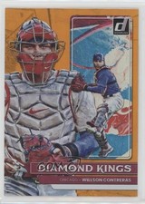 2022 Panini Donruss Diamond Kings Holo Orange Willson Contreras #24 0m0g