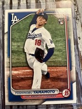 2024 Bowman Baseball Yoshinobu Yamamoto RC Base #36 LA Dodgers (PWE) 7A
