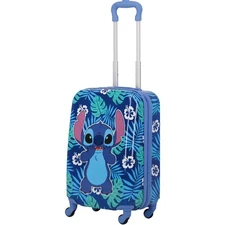 Disney Stitch 21 Inch Carry On Luggage, Hardshell Rolling Suitcase with Spinn...