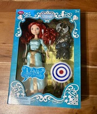 2015 Disney Store Merida Deluxe bambola che canta principessa con accessori orso coraggioso