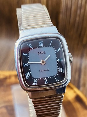 ZARIA ZARJA Vintage Soviet mechanical Women watch. Rare. USSR #8486