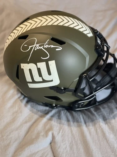 Lawrence Taylor Autographed NY Giants  STS Replica Helmet