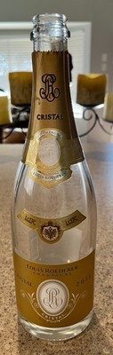 1 EMPTY Louis Roederer Cristal Champagne Empty Bottle 750 ML 2013