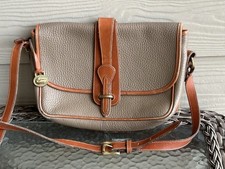 Vintage! DOONEY & BOURKE (Made in USA) Pebbled Leather Crossbody Handbag