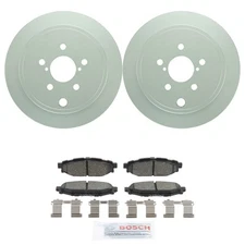 Bosch Rear Disc Brake Rotors & Ceramic Brake Pads Kit for Impreza Legacy Outback