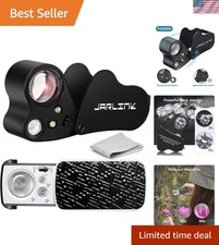2 Pack 30X 60X 90X Illuminated Jewelers Loupe