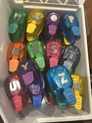 EK Success ENTIRE ALPHABET + 5 BONUS PUNCHES Plastic Metal