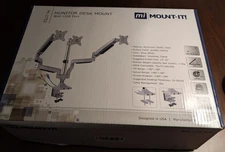 Open Box Mount-It! MI-2753 Triple Monitor Mount with USB Port