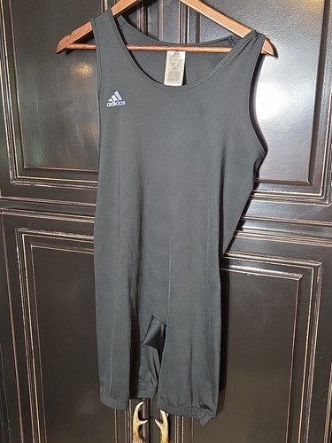 Adidas Powerlifting Singlet , Weight Lifting Suit, Size Large,  Black,...