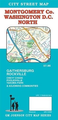 Montgomery County / Washington DC North Street Map
