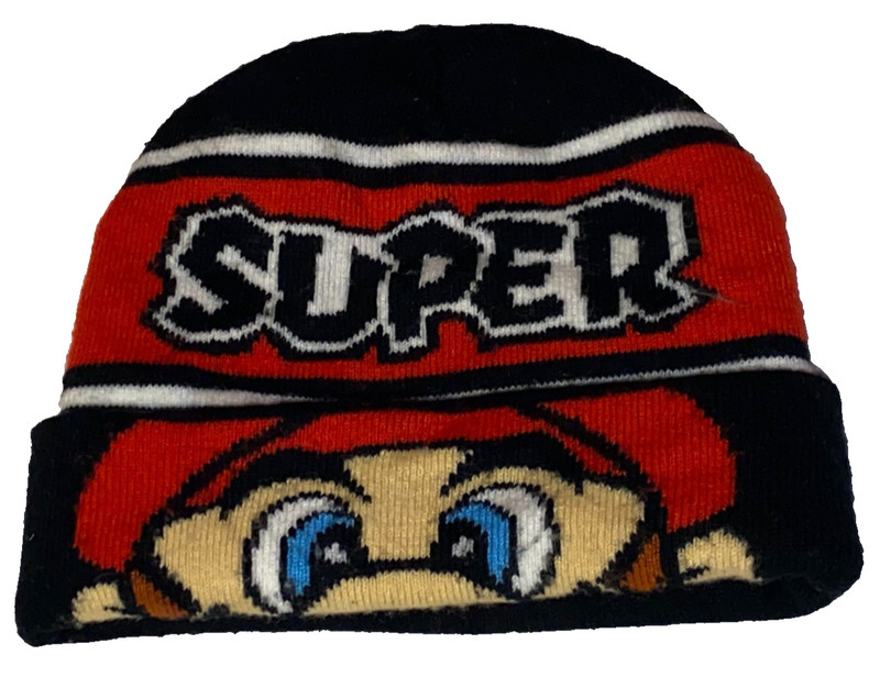 N3/N4 !WOW! Boys Fits 4T & 5T Nintendo SUPER MARIO Beanie Winter hat Cap