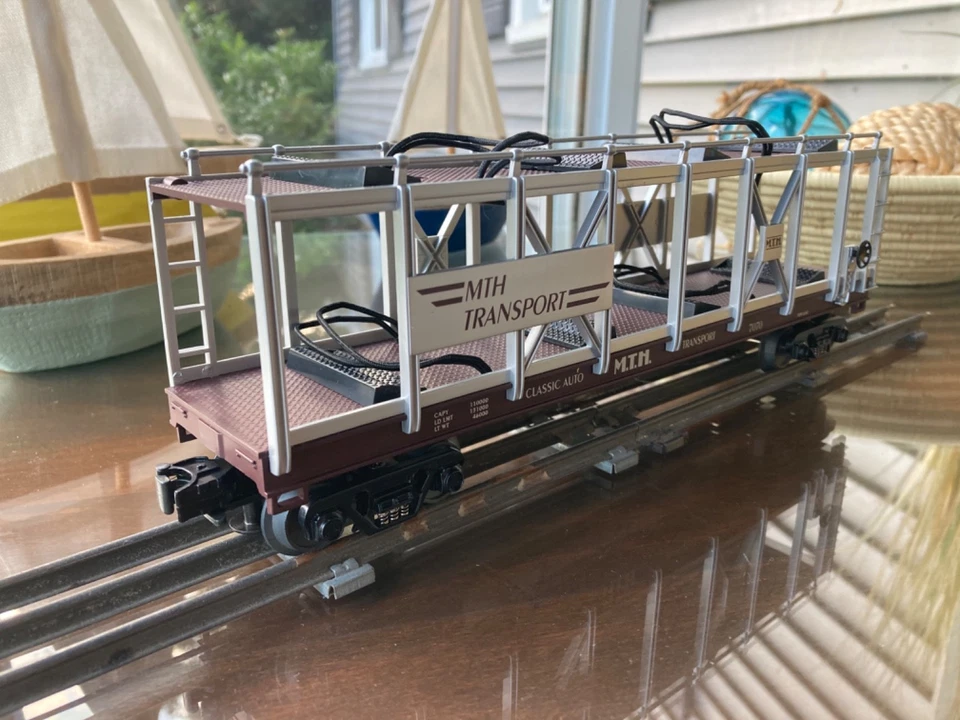 2 Tier Automobile Transport, Carrier for 1/43 Scale & O Gauge Vehicles - Image 3 of 4