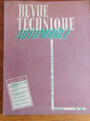 Revue Technique Automobile (RTA) N°135 - Citroën DS 19 - Manuel D'atelier Occasion