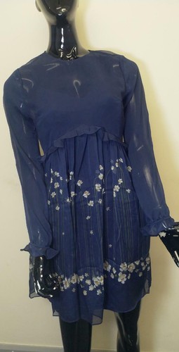 MINI VESTIDO MUJER TED BAKER ZEMI ESTAMPADO PERLA MANGA LARGA (TD) - Imagen 5 de 11