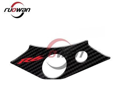 3D Top Triple Clamp Yoke Sticker Case for Yamaha YZF R6 YZF-R6 YZF600 1998-2002