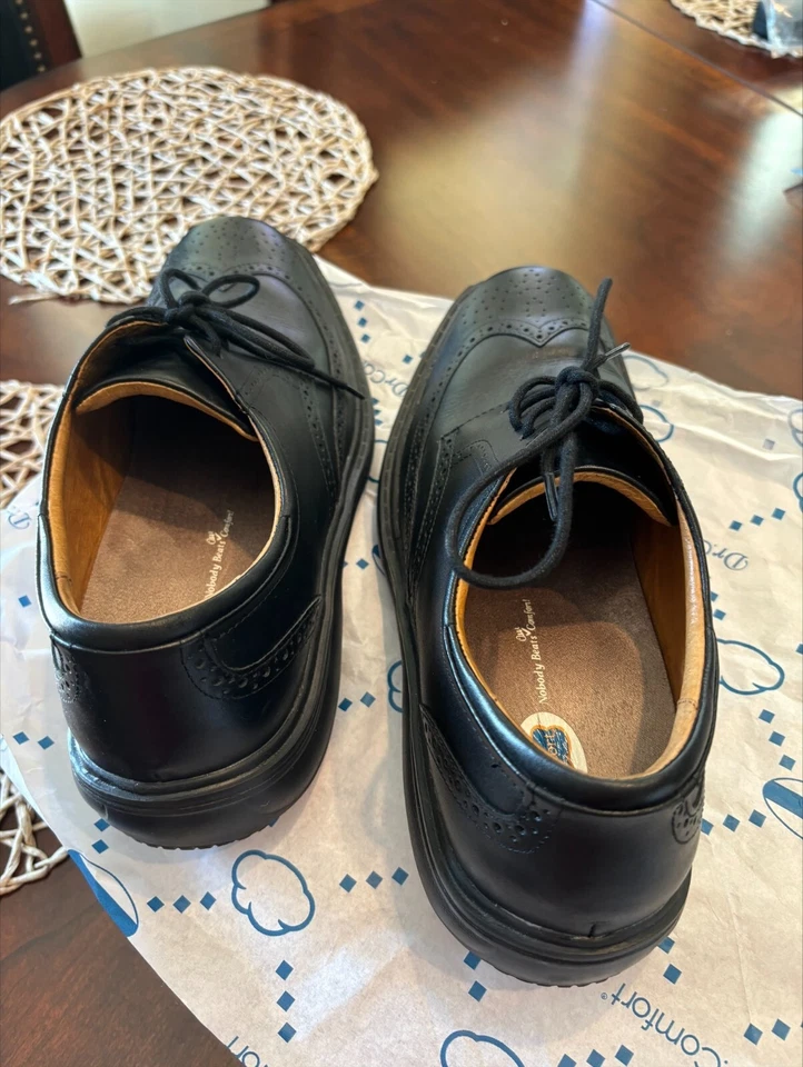 ZAPATOS DE VESTIR DR COMFORT WING NEGROS -TALLA 9-USADOS SOLO DOS DÍAS-COMO NUEVOS Foto 3 de 4