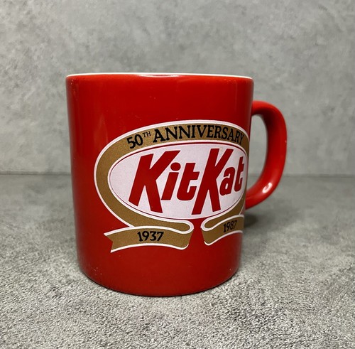 Kit Kat 50th Anniversary Commemorative Mug 1937-1987 Vintage Collectors Piece - Foto 7 di 17
