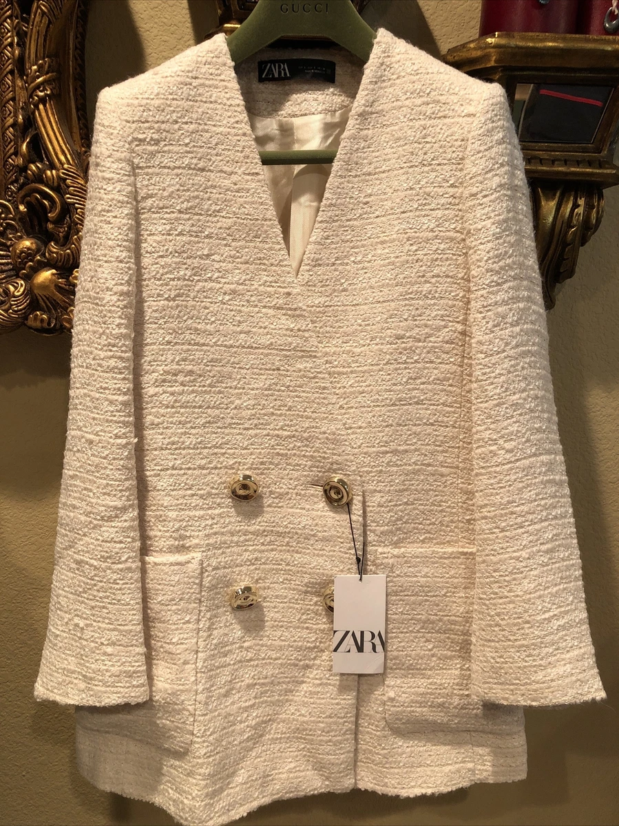 Zara tweed shop frock coat