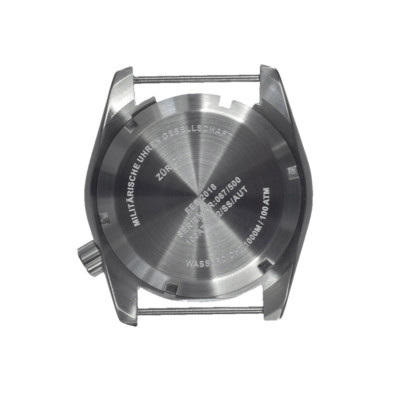 Montre MWC Depthmaster Quartz 100ATM - 1000m étanche, Boîtier Acier, Bracelet NATO Noir