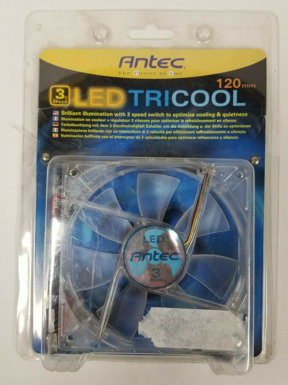 Antec TRICOOL120MMBLUELED LED Cooling 