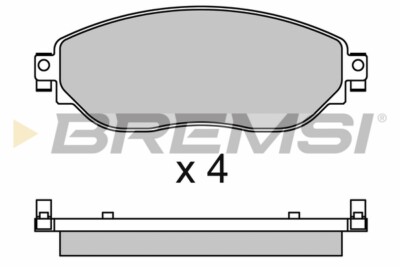 BP3653 BREMSI Bremsbelagsatz, Scheibenbremse für FIAT,NISSAN,OPEL,RENAULT