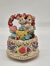Vintage Beatrix Potter Music Box Rabbits In Porcelain Schmid