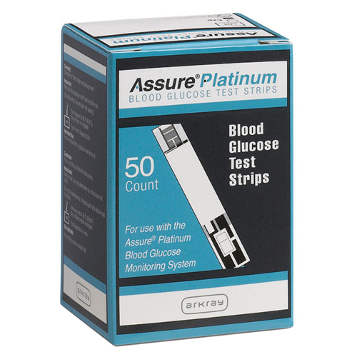 Arkray Assure Platinum Test Strips Glucose Diabetic Blood 50 Count Exp 10/2025 - Picture 2 of 5