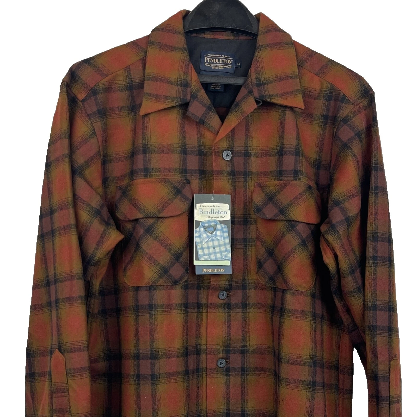 Pendleton Long Sleeve Brown Shirts for Men