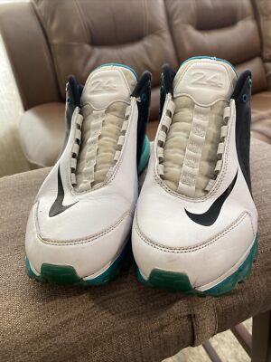 Nike Air Griffey Max 360 Swingman 24 Sneakers White Black Teal Size 8 538408-100