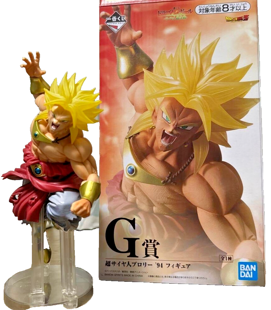 Dragon Ball Super Saiyan Battle Ichiban Kuji G Prize Broly Figure