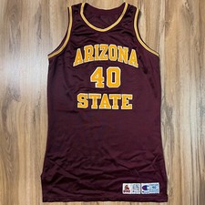 Vintage 1995 Team Issued Arizona State Sun Devil Basketball Jersey Size 46/L +6”
