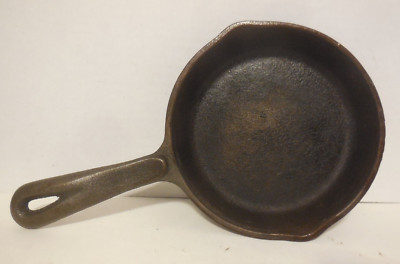 Vintage Wagners Orginal 1891 Cast Iron Skillet 6.5'' + Seasoning Instructions