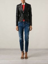 100% auth. DSQUARED BLACK JACQUARD 