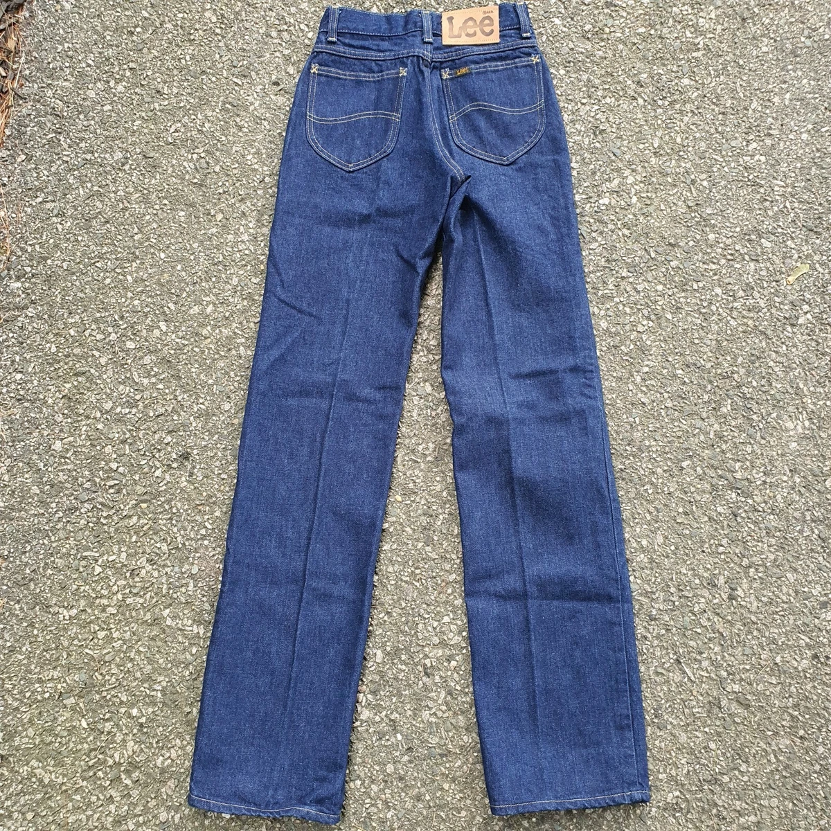 Deadstock Vintage 70s 80s Lee Denim Riders Jeans Indigo Dark Wash Womens  Size 12