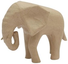 SA213C - Paper Mache African Elephant Figurine 185x125x155cm 1 Piece