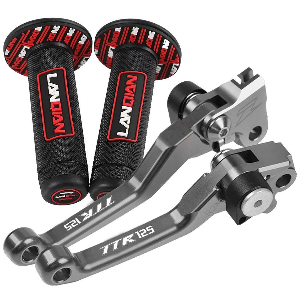 Motocross Brake Clutch Levers For Yamaha TTR125 E LW 1993-2008 TTR125L 2000-2017 Foto 3 de 4