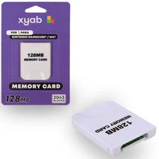 128MB Memory Card for Nintendo GameCube and Wii - XYAB