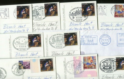 21  Belege  aus 2001 - Weihnachten  ( 45227 ) - Bild 1 von 3