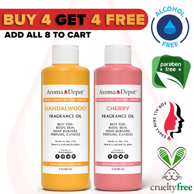 #ad #ad 4 oz Fragrance Oils for Candle Soap Bath Bomb Incense Making Scented Oils Bulk $13.85