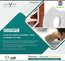 WEATHER FOAM DRAUGHT EXCLUDER WINDOW/ DOOR STRIPPING INSULATION 3MMX50MMX9.1M