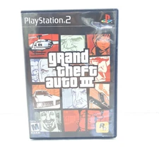 Grand Theft Auto III GTA 3 Sony Playstation 2 PS2 Complete w/ Manual Tested